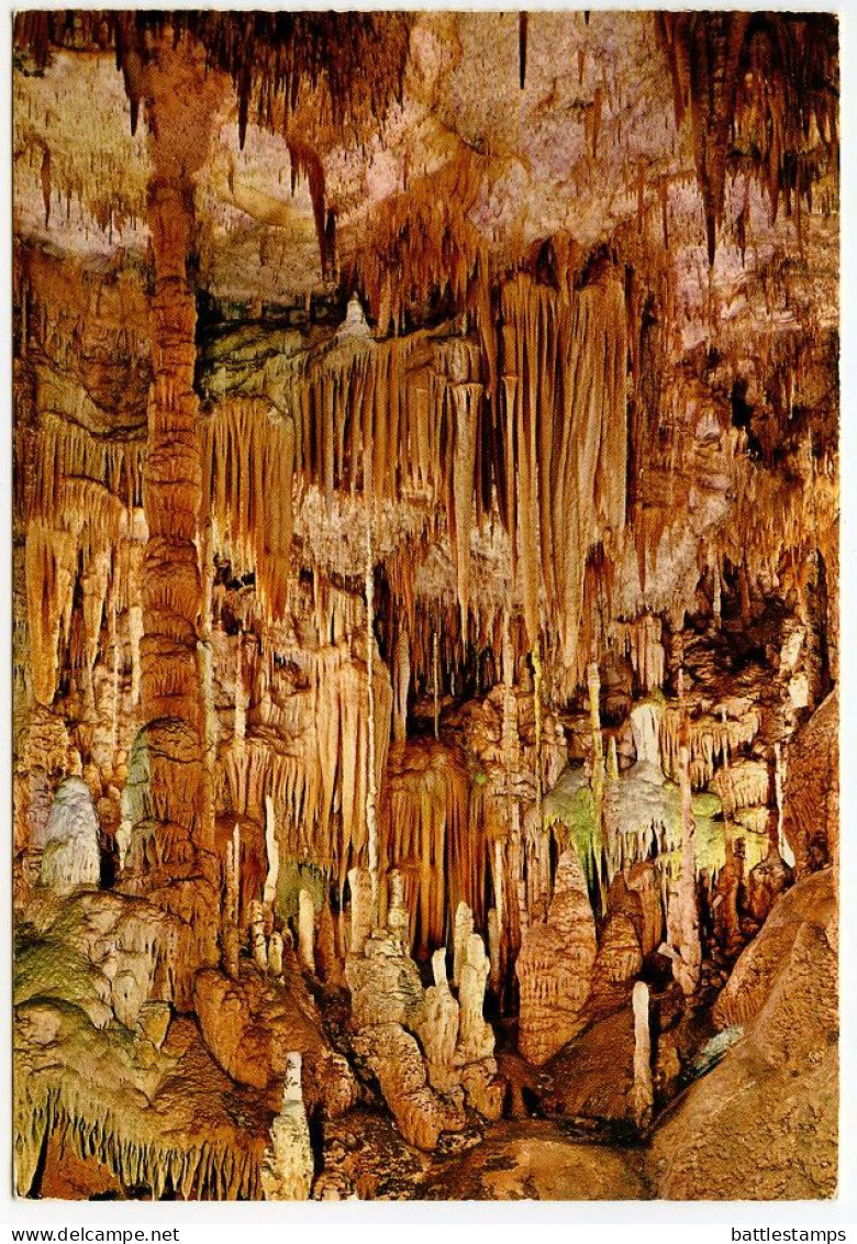 Italy 2007 Postcard Comune Di Castellana - Grotte / Cavern; Germany Postmarks & 3c., 12c. & 30c. ATM / Frama Stamps - Sonstige & Ohne Zuordnung