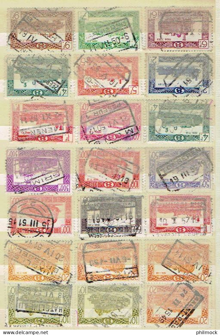 36P - Album plein de timbres chemin de Fer   - 17x21,5cm - 16 Pages
