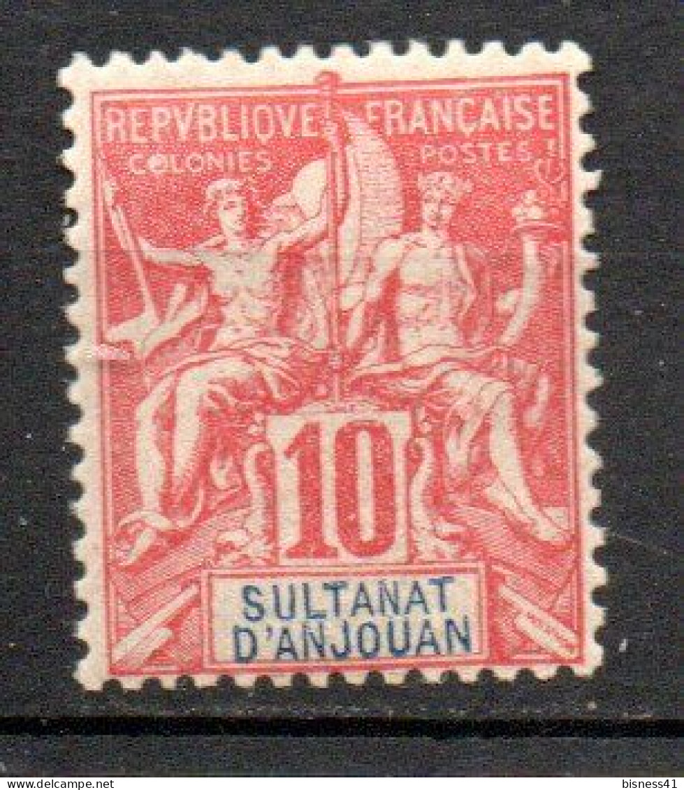 Col40 Colonie Anjouan 1900  N° 14 Neuf X MH Cote 45,00€ - Unused Stamps