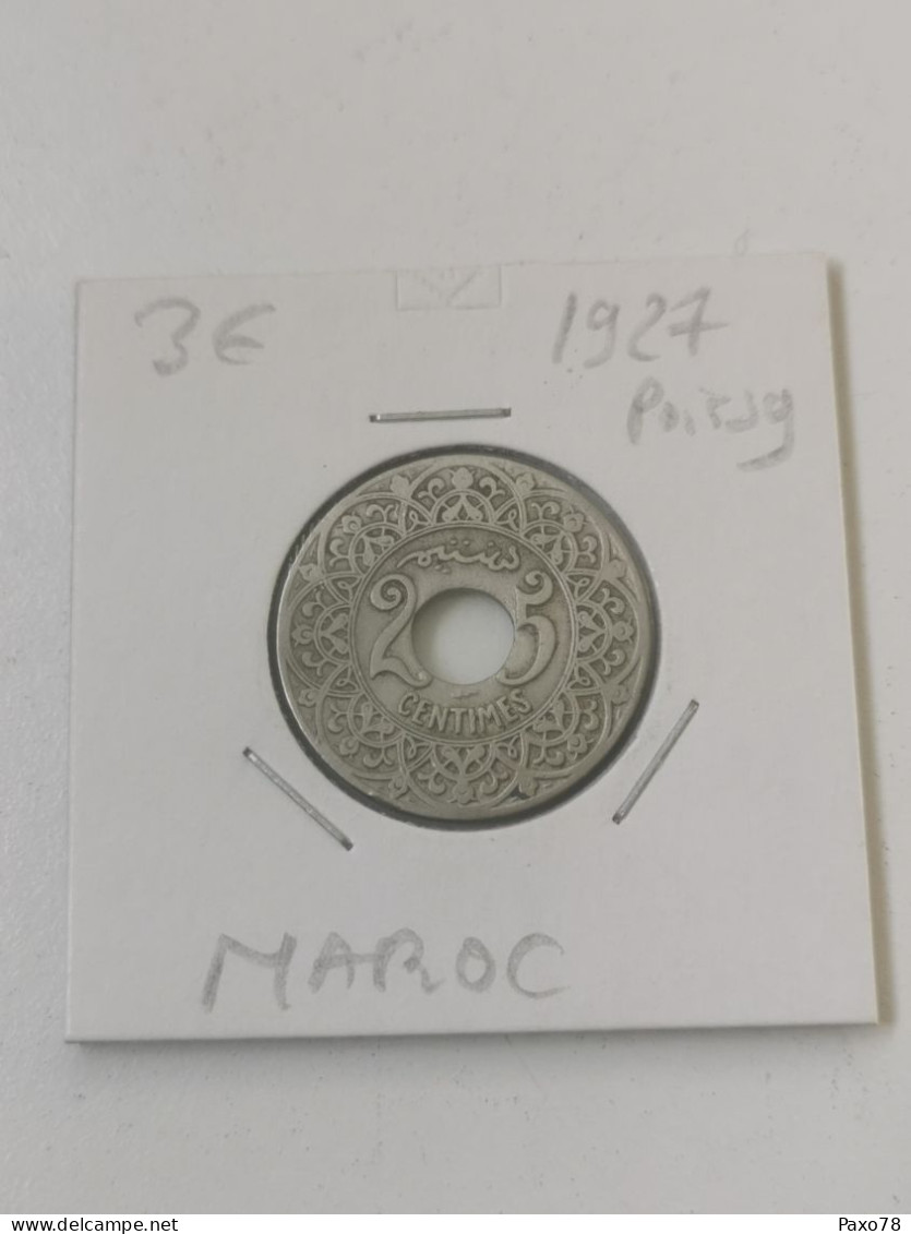 Maroc, 25 Centimes 1927 - Maroc