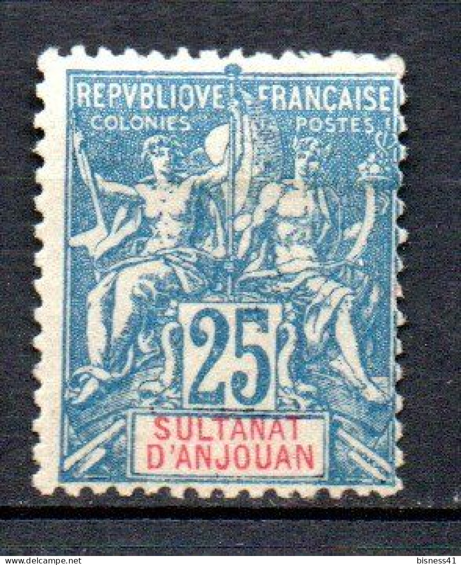 Col40 Colonie Anjouan 1900  N° 16 Neuf X MH Cote 40,00€ - Unused Stamps