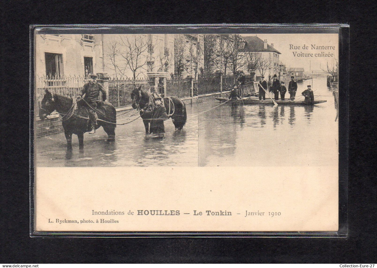 (12/03/24) 78-CPA HOUILLES - LE TONKIN - INONDATIONS - Houilles