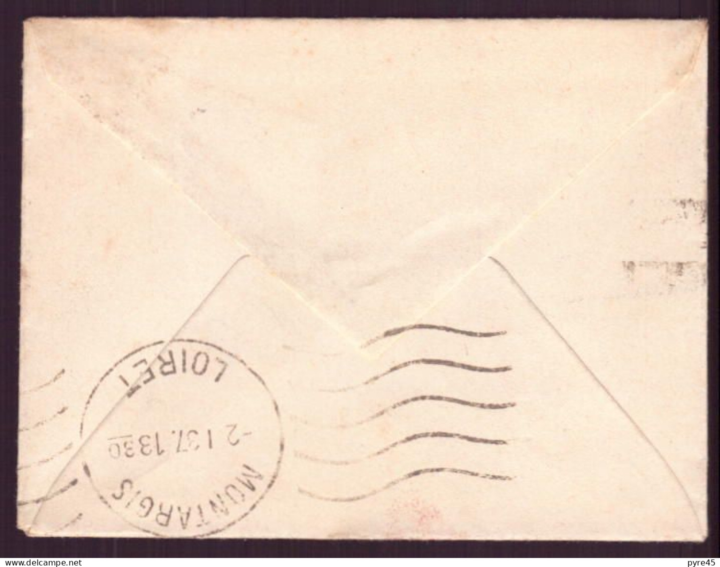 France, Enveloppe Du 30 Décembre 1936 De Lyon Pour Montargis - Other & Unclassified