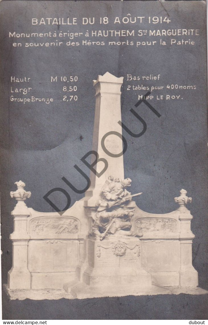 Fotokaart - Carte Photo - Tienen/Tirlemont/Sint-Margriete-Houtem - Bataille Du 18 Aôut Monument  (C5792) - Tienen