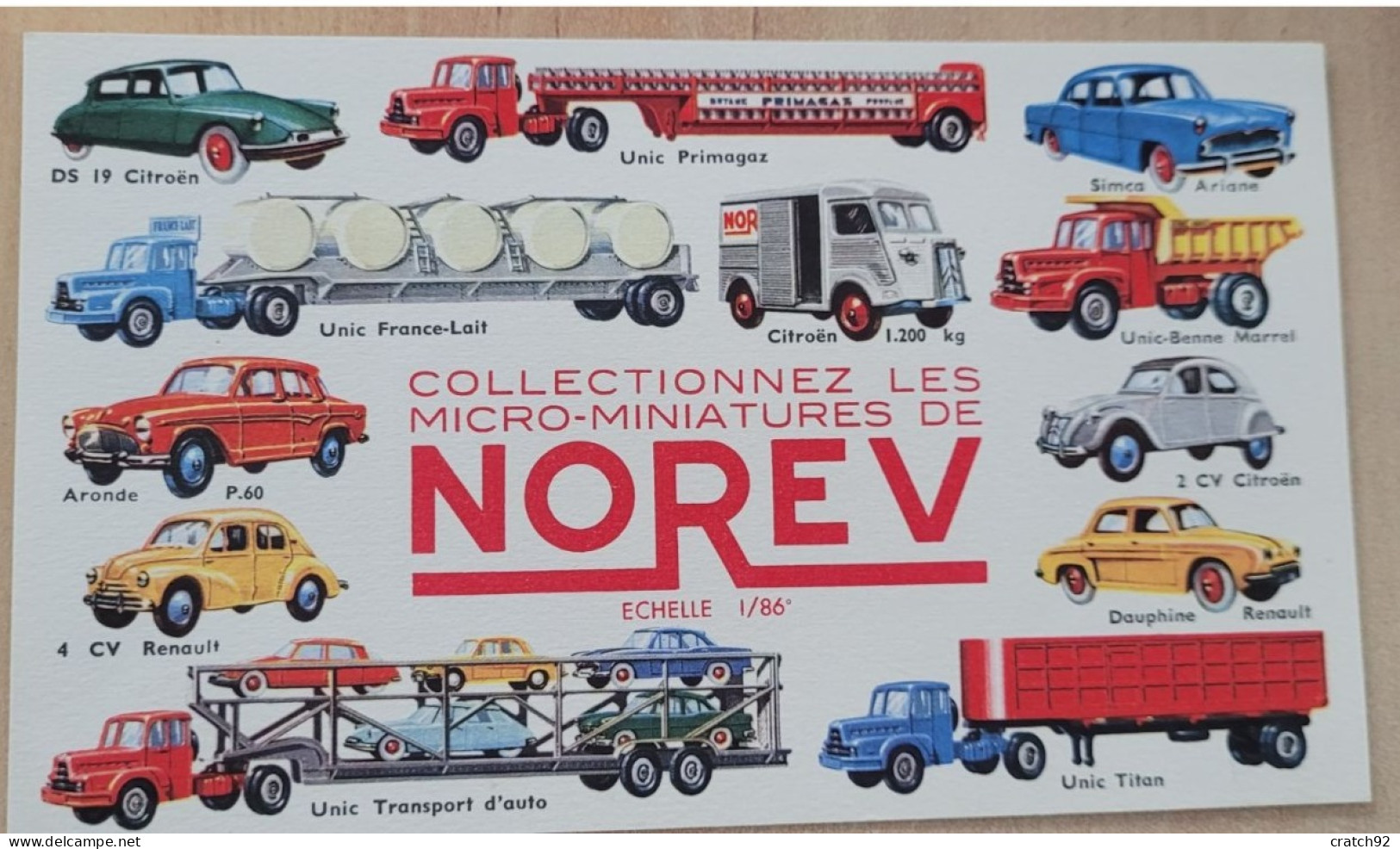 Buvard NOREV Voitures Et Camions - Automobile