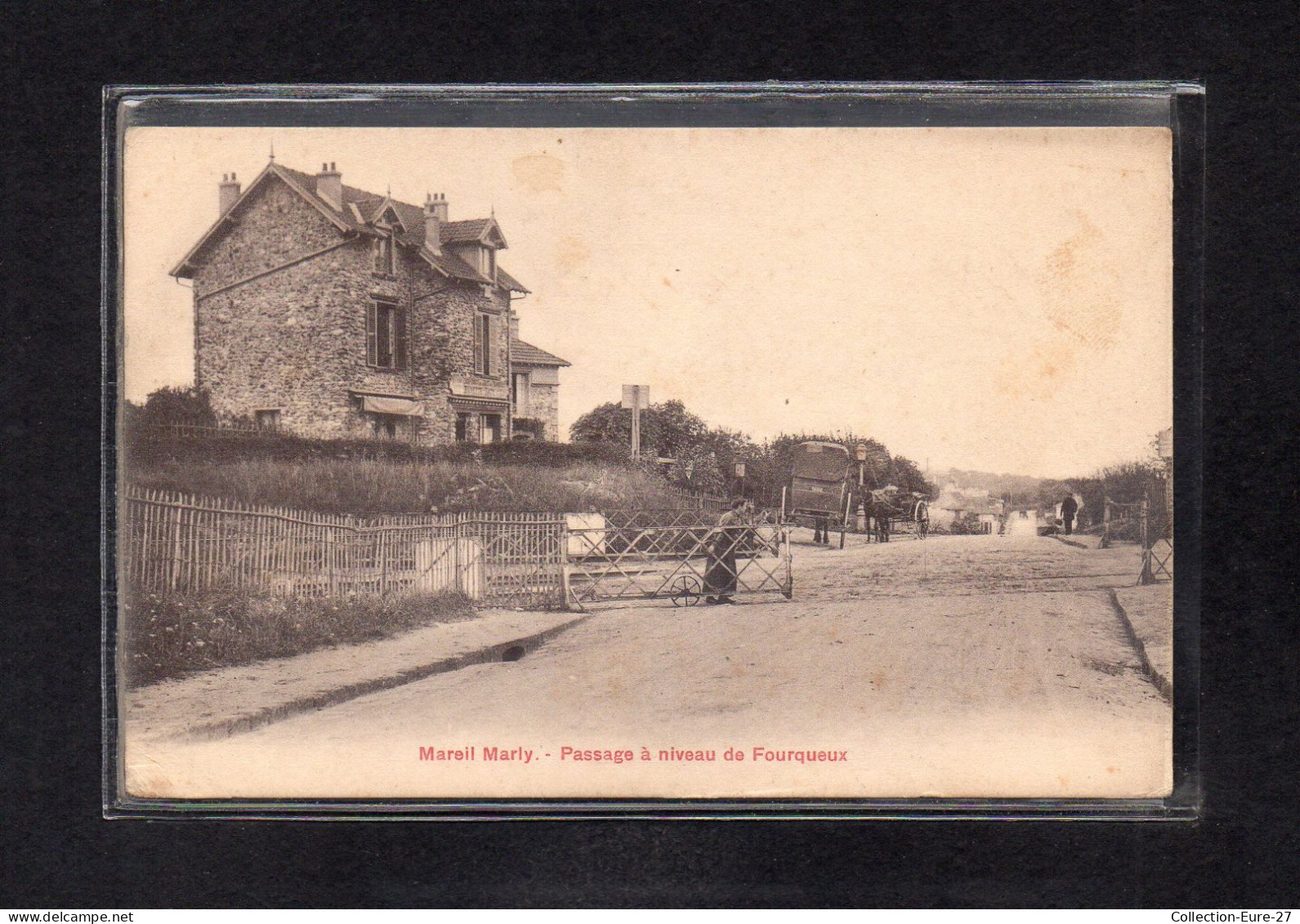 (12/03/24) 78-CPA MAREIL MARLY - PASSAGE A NIVEAU DE FOURQUEUX - Mantes La Ville