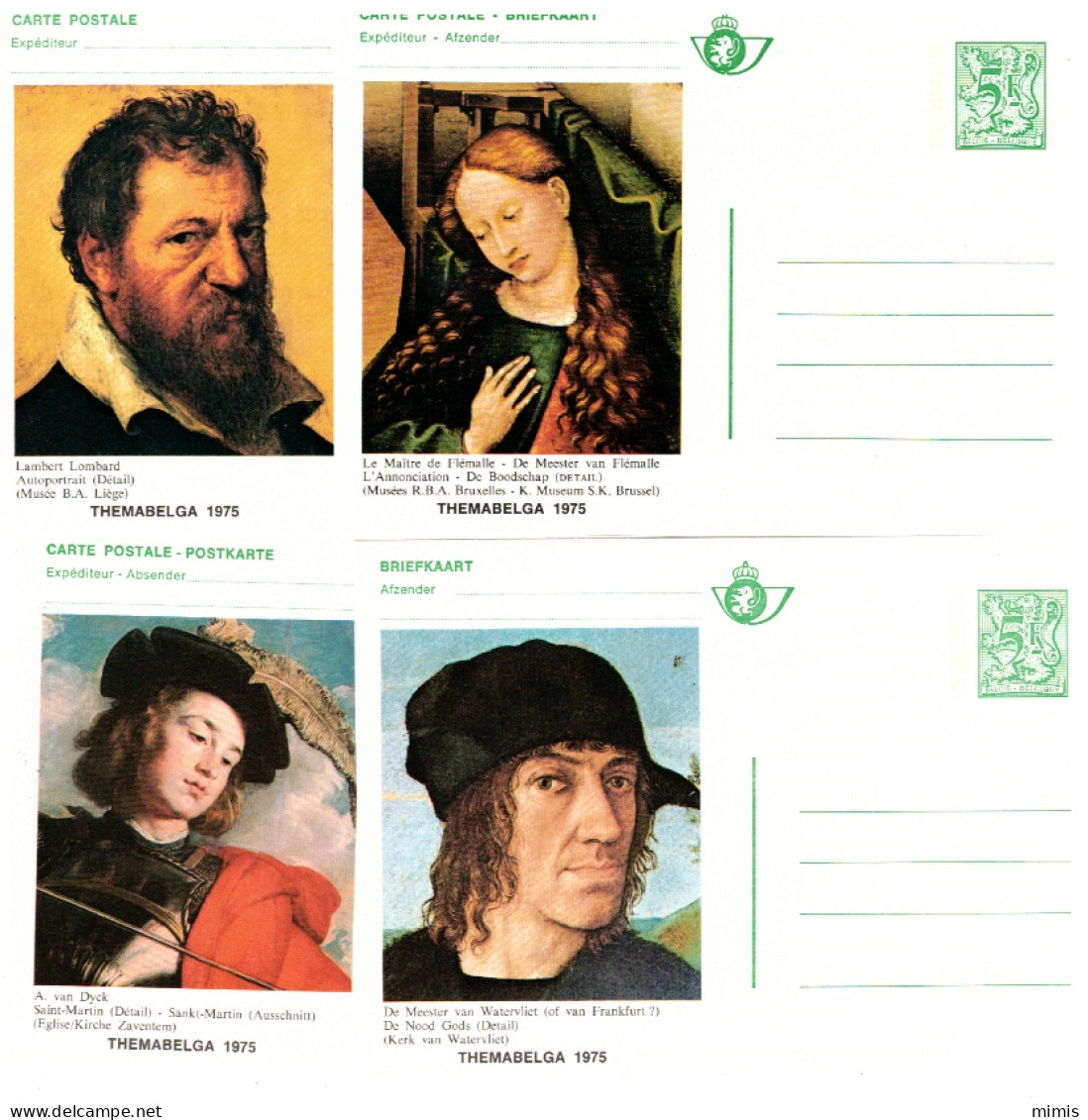 BELGIQUE     ENTIERS POSTAUX  1975  THEMABELGA - Tarjetas Ilustradas (1971-2014) [BK]