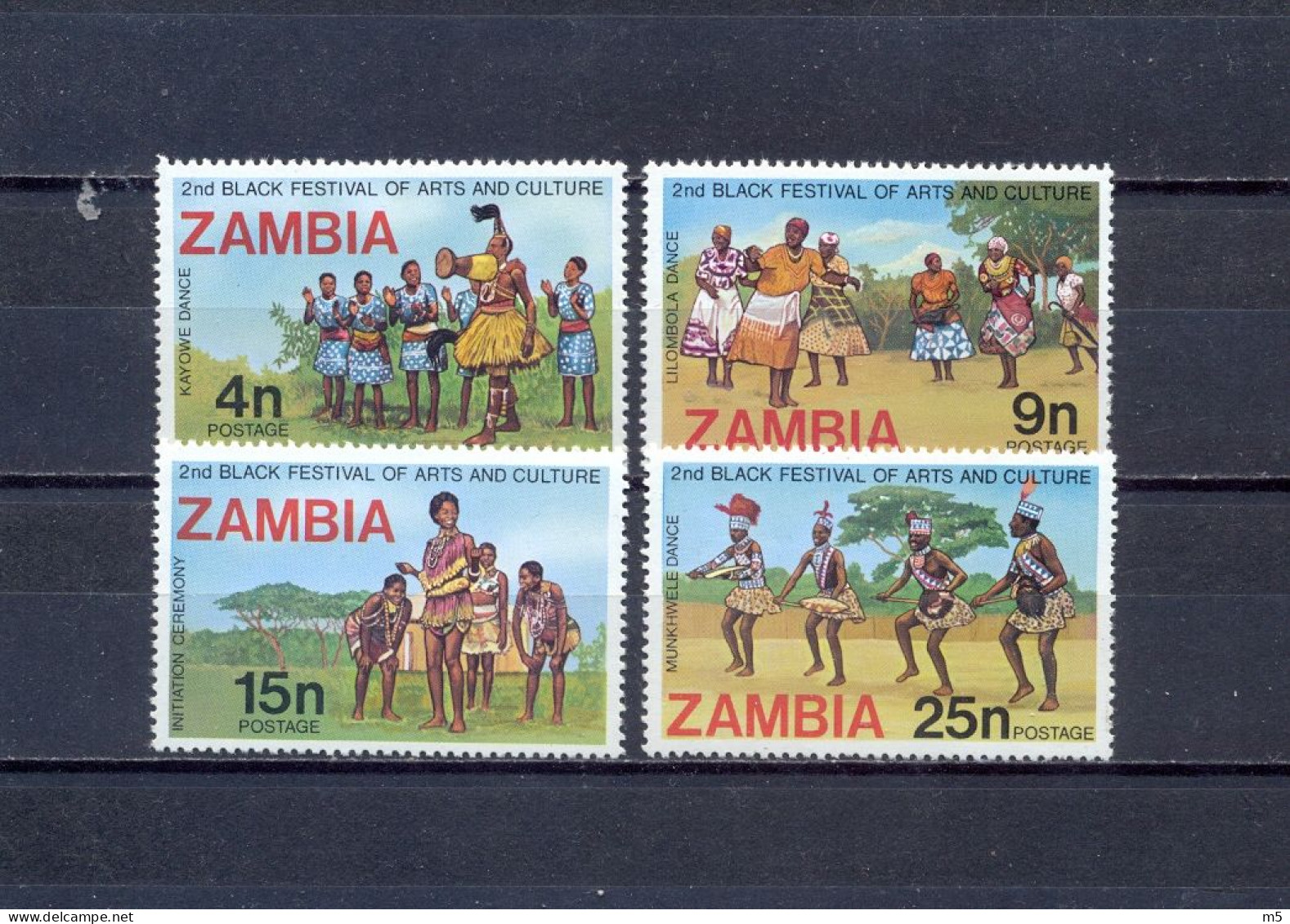 ZAMBIA - MNH - FESTIVAL OF CULTURE - MI.NO.176/9 - CV = 2 € - Zambie (1965-...)