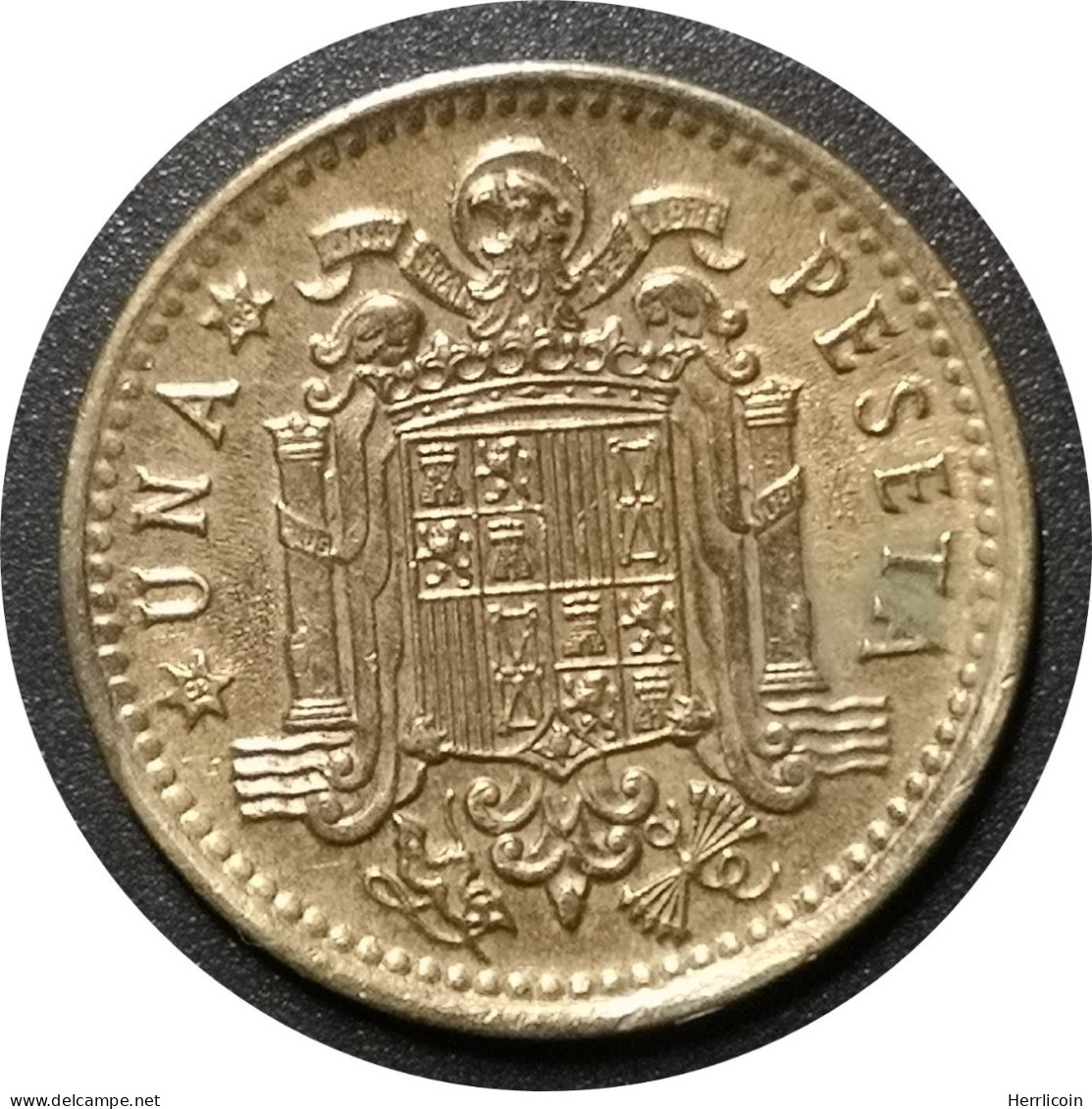 Monnaie Espagne - 1968 (1966) - 1 Peseta Franco 2e Effigie - 1 Peseta