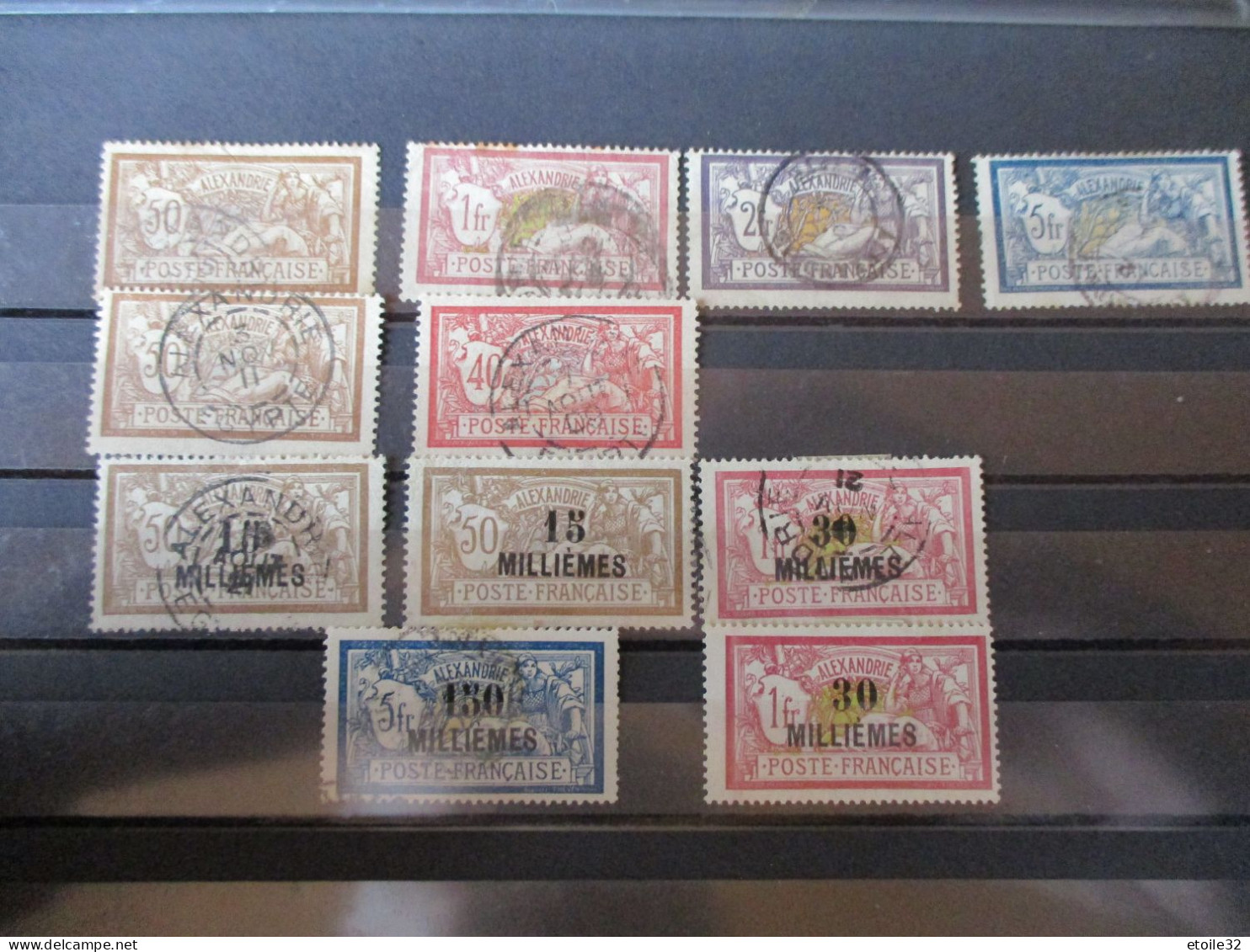 Lot  D' ALEXANDRIE MH * - Unused Stamps