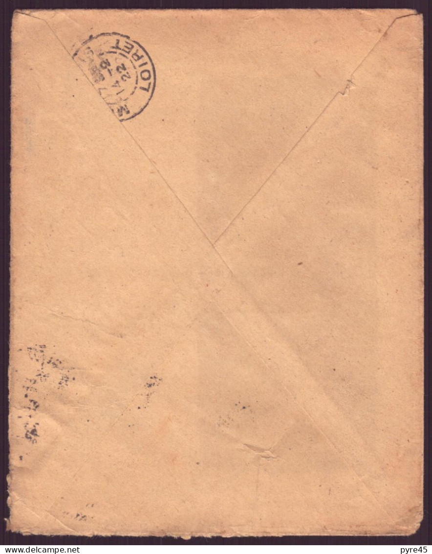 France, Enveloppe à En-tête " Brossette & Fils, Commerce De Métaux, Paris " 1922 - Otros & Sin Clasificación