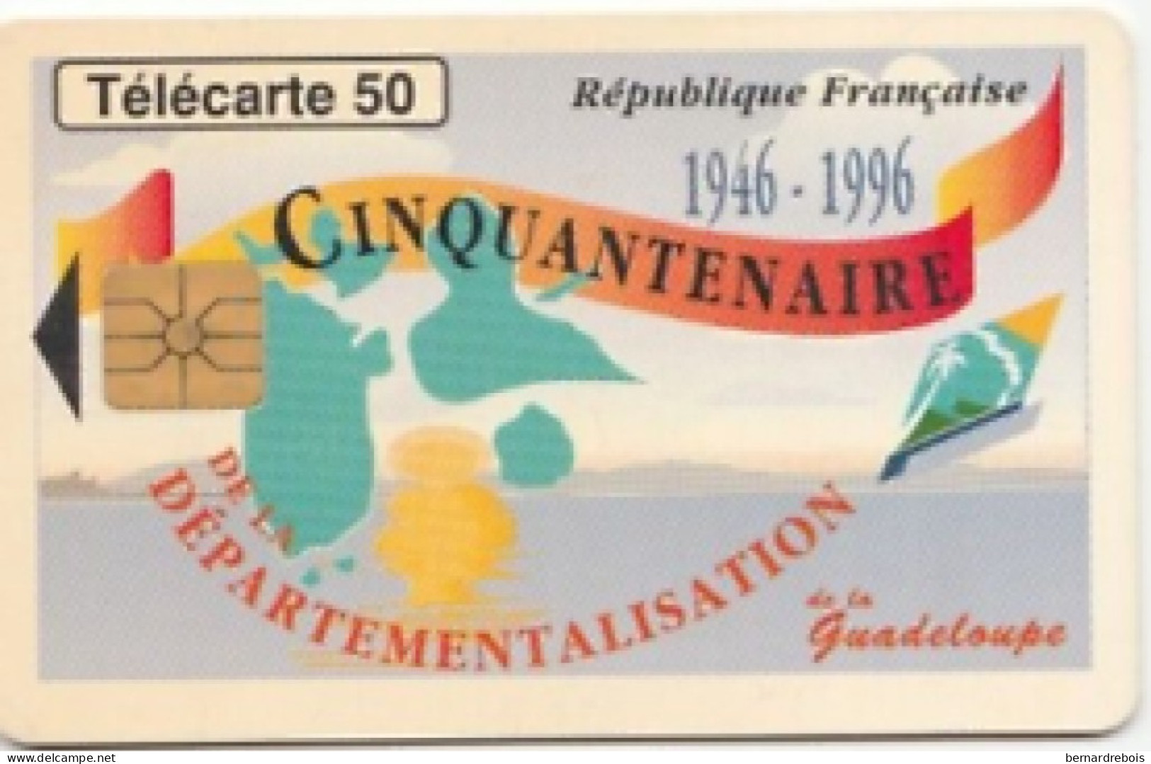 A23 - F628 - GUADELOUPE CINQUANTENAIRE Pour 1 Euro - Ohne Zuordnung