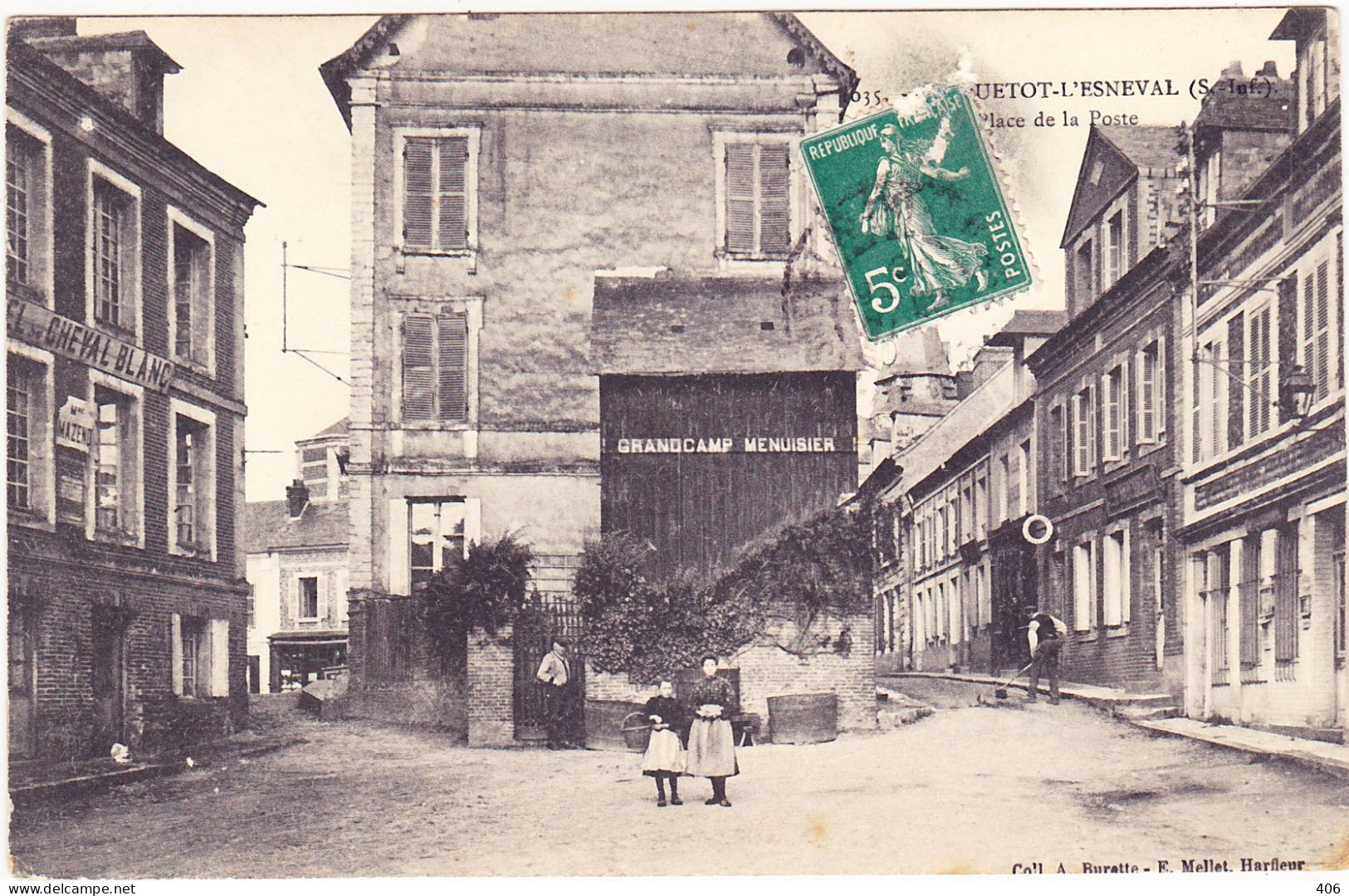 Criquetot L'Esneval  -  Place De La Poste - Criquetot L'Esneval