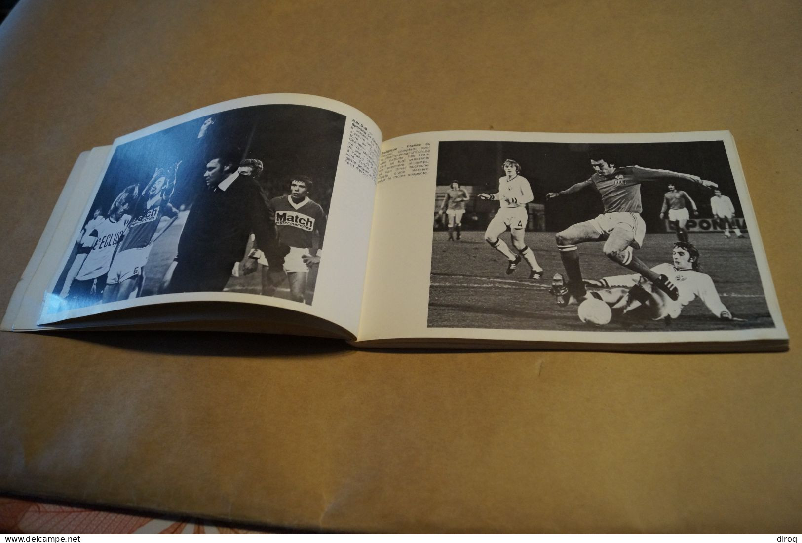 RARE ouvrage Football saison 1974 -1975 ,complet,photos Chocs,22,5 Cm. sur 14,5 Cm.