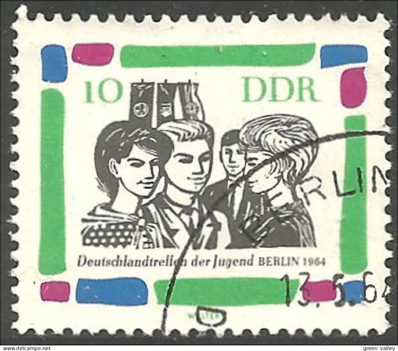 444 Germany DDR Youth Jeunes Gens (DDR-201c) - Autres & Non Classés