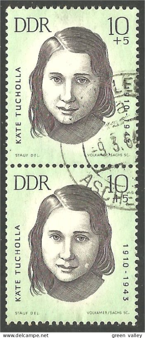 444 Germany DDR Kate Tucolla Field Hockey Gazon Pair (DDR-199) - Hockey (sur Gazon)