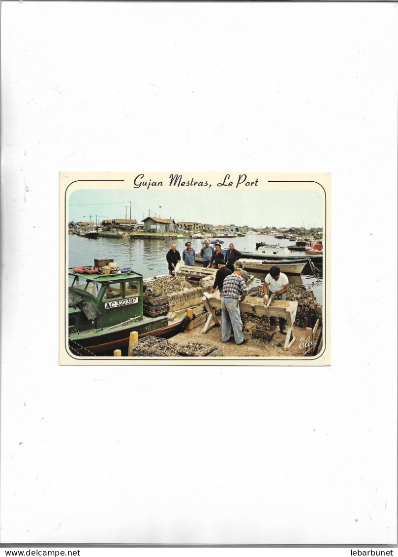 Carte Postale Années 90  Gujan Mestras  (33)  Le Port - Gujan-Mestras