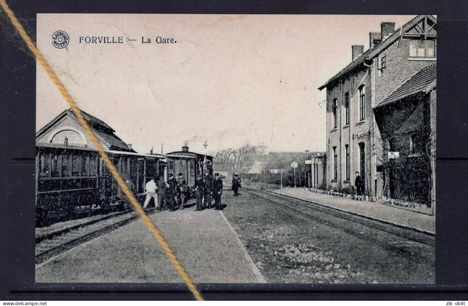 PHOTO TRAM GARE FORVILLE FERNELMONT NAMUR REPRO - Fernelmont