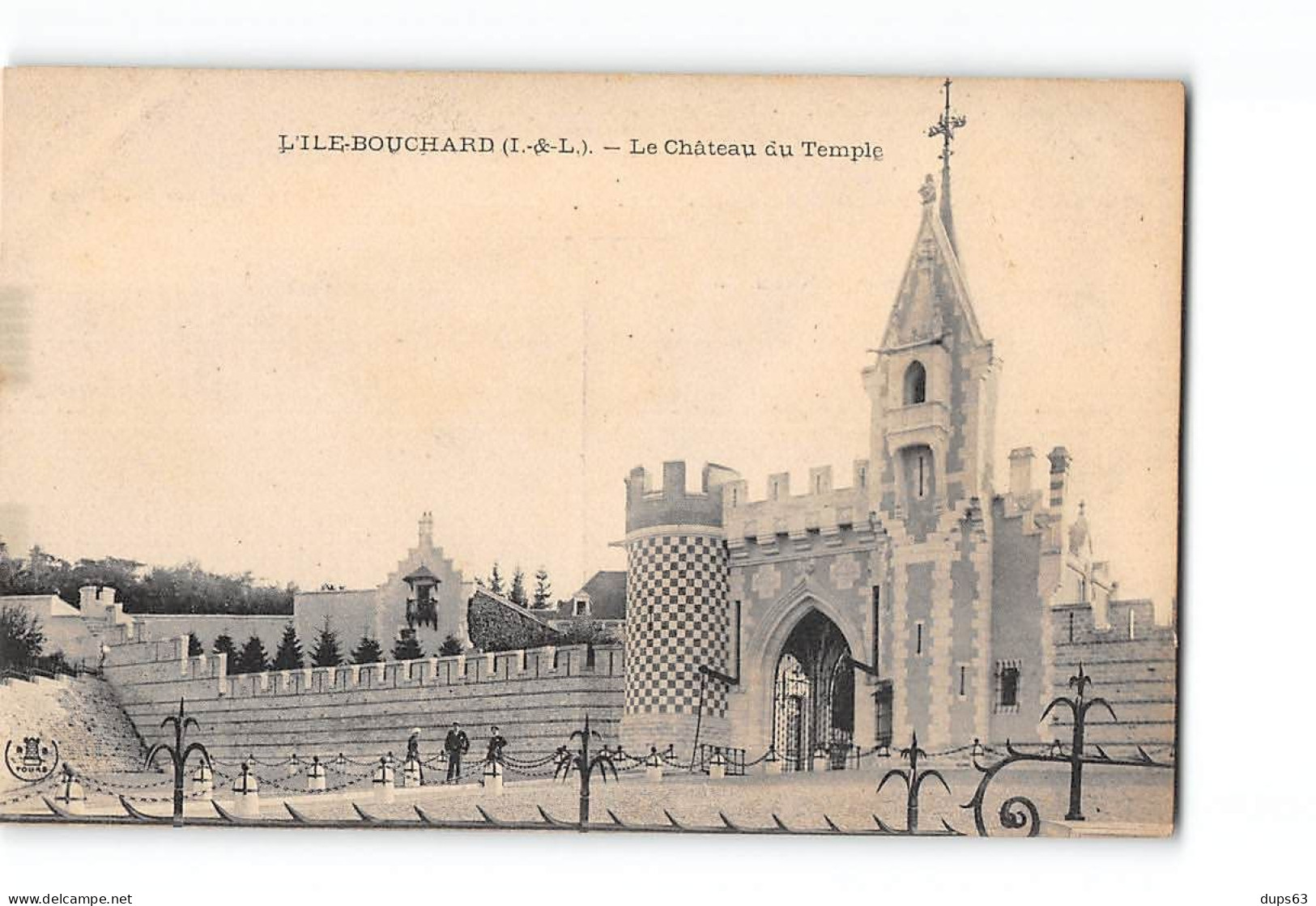 L'ILE BOUCHARD - Le Château Du Temple - Très Bon état - L'Île-Bouchard