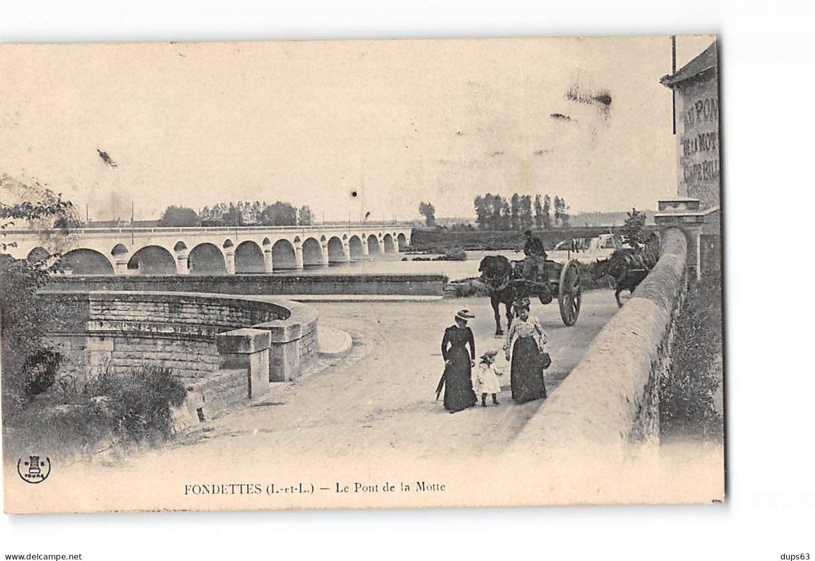 FONDETTES - Le Pont De La Motte - Très Bon état - Fondettes