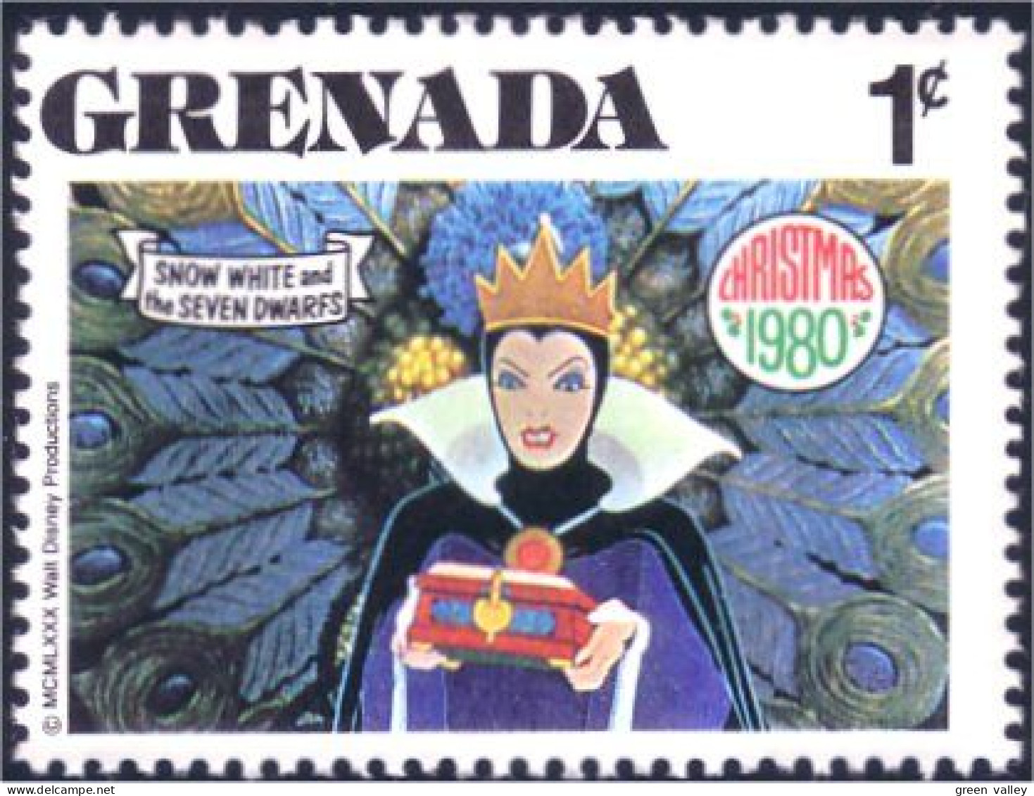 460 Grenada Disney Blanche-Neige Snow White Reine Queen MNH ** Neuf SC (GRE-105a) - Grenada (1974-...)