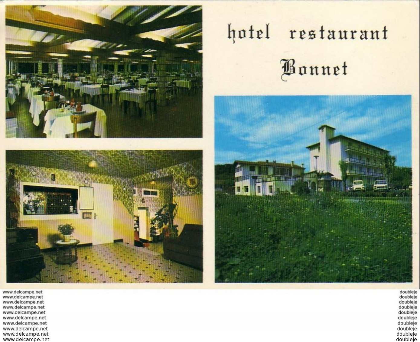 D64  ASCAIN  Hôtel Restaurant Bonnet  ..... - Ascain