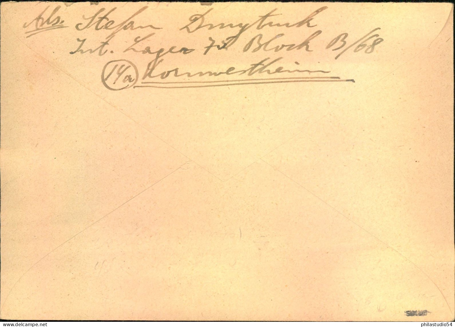 1947 (ca.), Fernbrief Aus Dem Internierenlager Kornwestheim - Briefe U. Dokumente