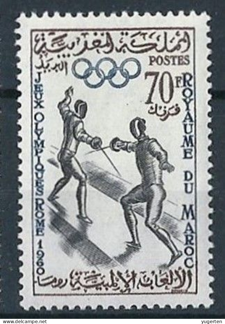 MAROC MOROCCO 1960 - 1v - MNH - Olympic Games ROMA 1960 Escrime Fencing Esgrima Fechten Sport - Fechten