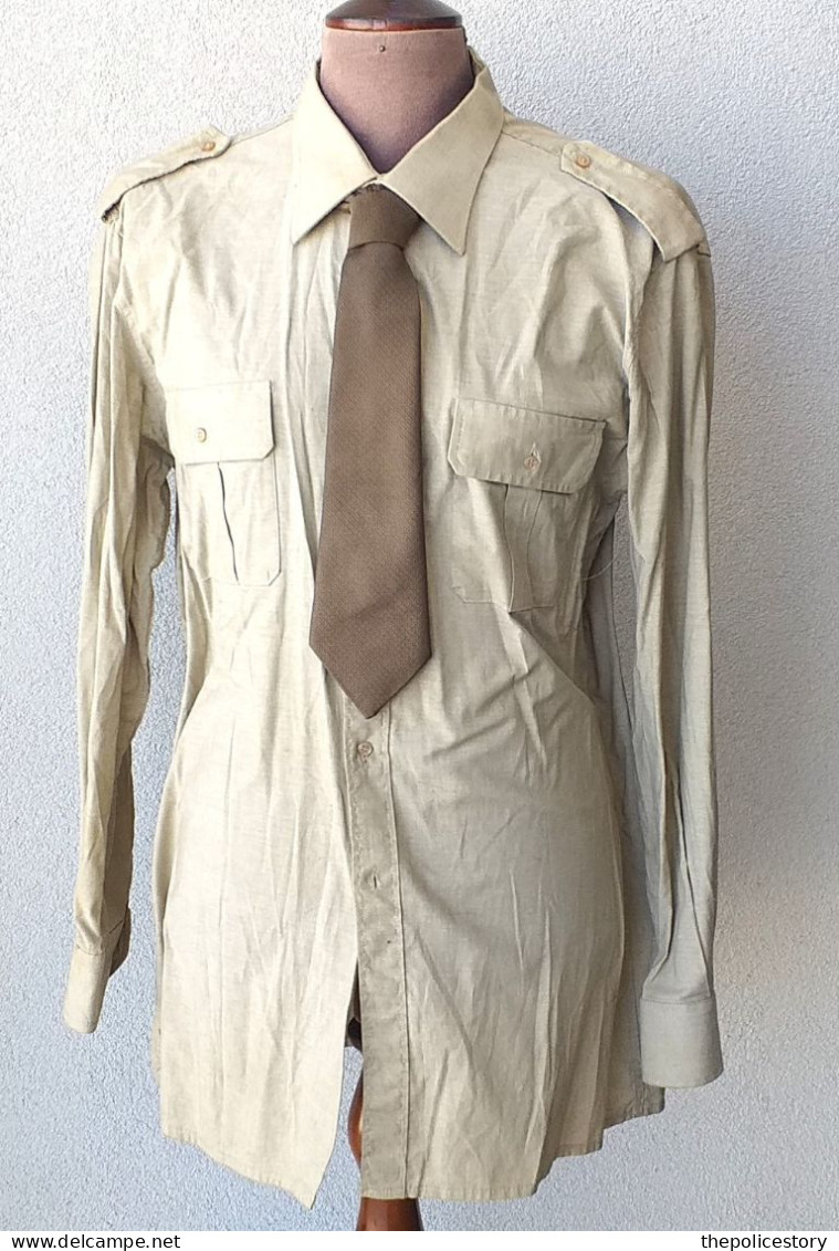 Giacca pantaloni M48 camicia cravatta anni '60 S.Ten. Genio Trasmissioni ottima