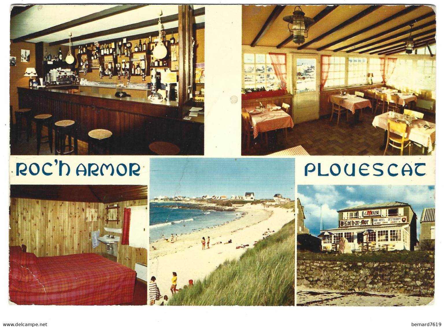 29  Plouescat - Bar Hotel Restaurant   Roc'h Ar Mor Plage De Porsmeur - Plouescat