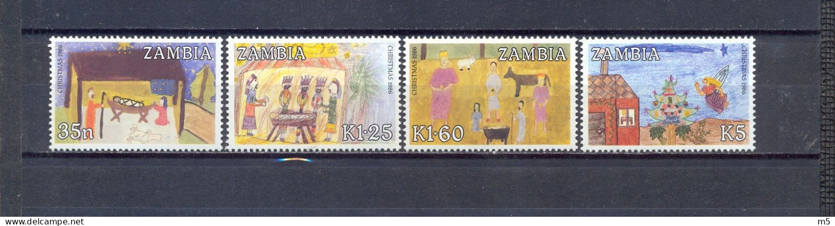 ZAMBIA - MNH - CHRISTMAS - MI.NO.369/72 - CV = 11 € - Zambia (1965-...)