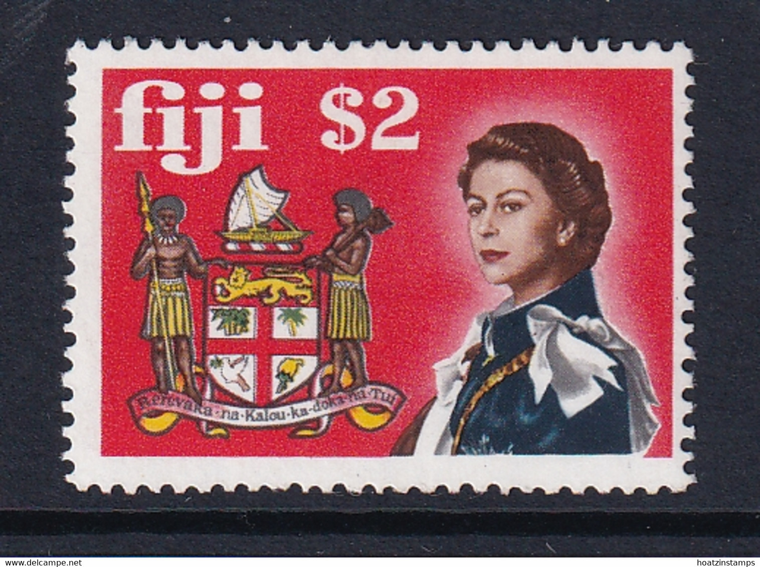 Fiji: 1969/70   QE II - Pictorial - Decimal Currency    SG407    $2     MH - Fiji (...-1970)