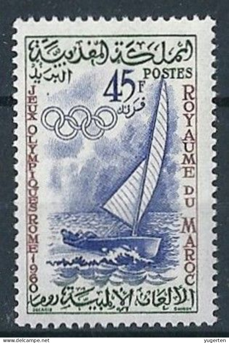 MAROC MOROCCO 1960 - 1v - MNH - Sailing - Voile - Segeln - Olympics - Vela - Olympic Games - Roma - Italia - Zeilen