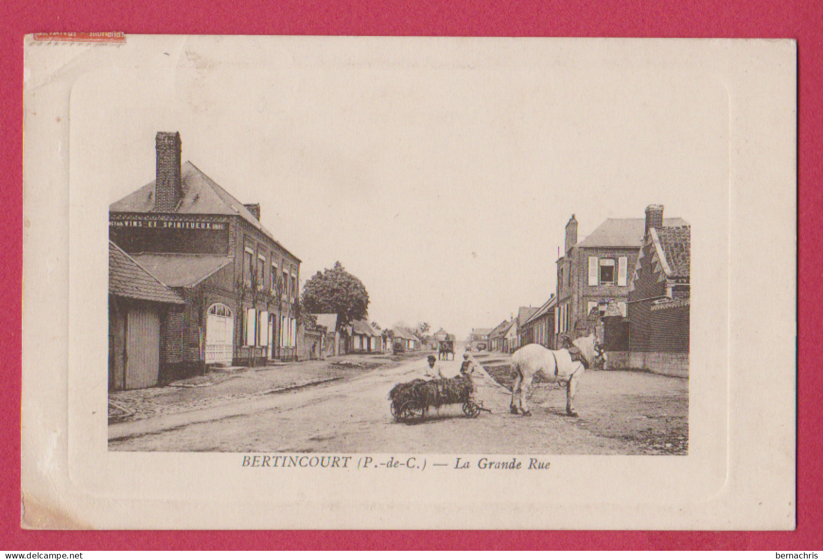 BERTINCOURT       La Grande Rue        62 - Bertincourt