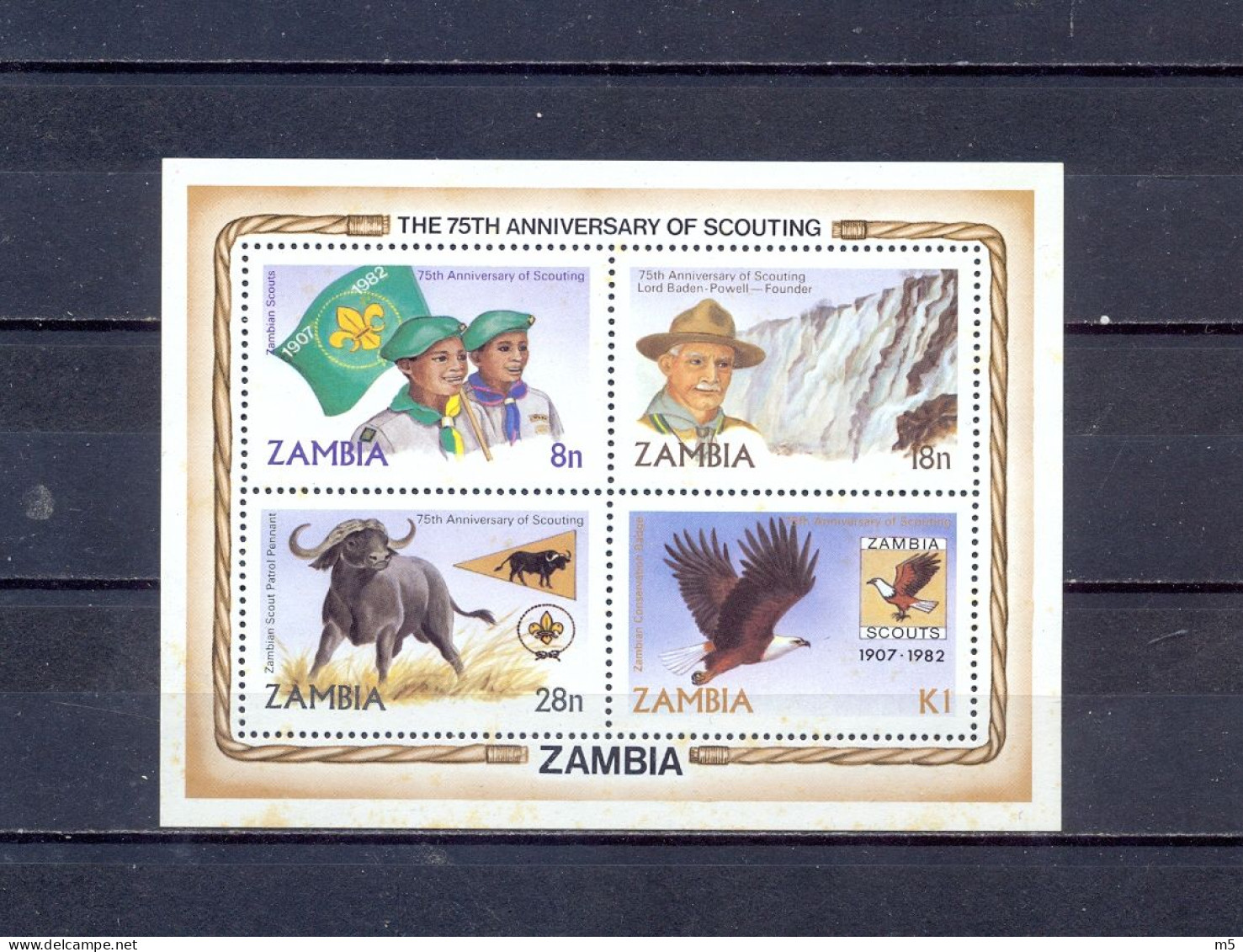 ZAMBIA - MNH - SCAUTING - MI.NO.BL 11 - CV = 8 € - Zambie (1965-...)