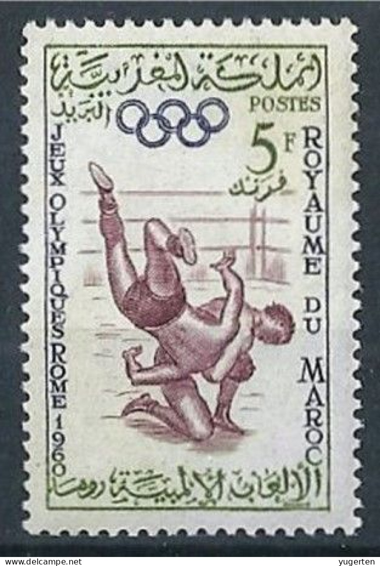 MAROC MOROCCO 1960 - 1v - MNH - Wrestling - Lutte - Lucha - Martial Arts - Olympic Games - Roma - Italia - Lucha