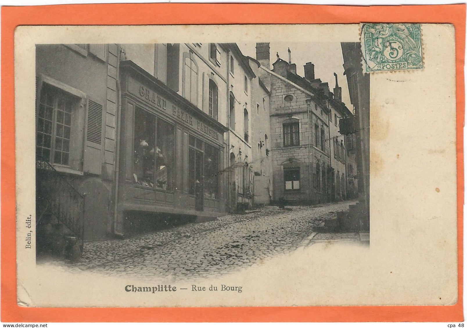 HAUTE SAONE : Champlitte, Rue Du Bourg - Champlitte