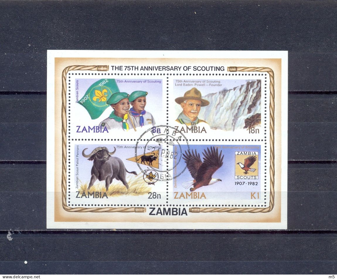 ZAMBIA - SCAUTING - MI.NO.BL 11 - CV = 8 € - Zambie (1965-...)