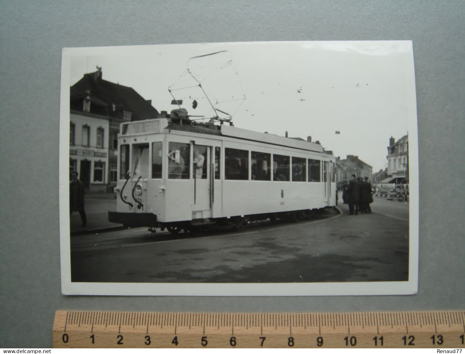 Photo Collections A. PAIX - Saint Ghislain - Rue D'Ath - Tram - Tramway - Ligne 1 - Saint-Ghislain