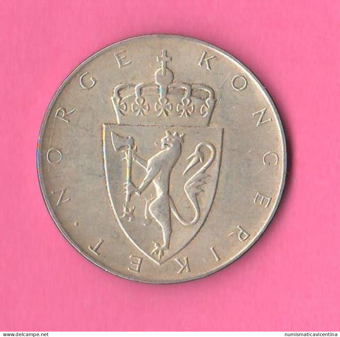 Norway 10 Kroner 1964 Norvegia  Norvège 1 Costitution Silver Coin - Norvegia