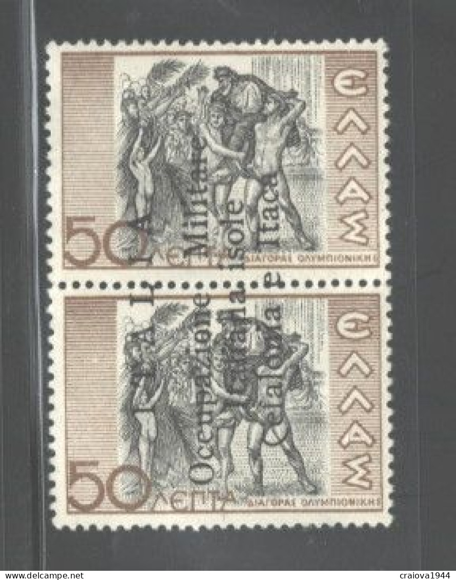 GREECE,1941"ISSUE FOR CEPHALONIA & ITHACA"#N5,.MNH, CERTIFIED - Isole Ioniche