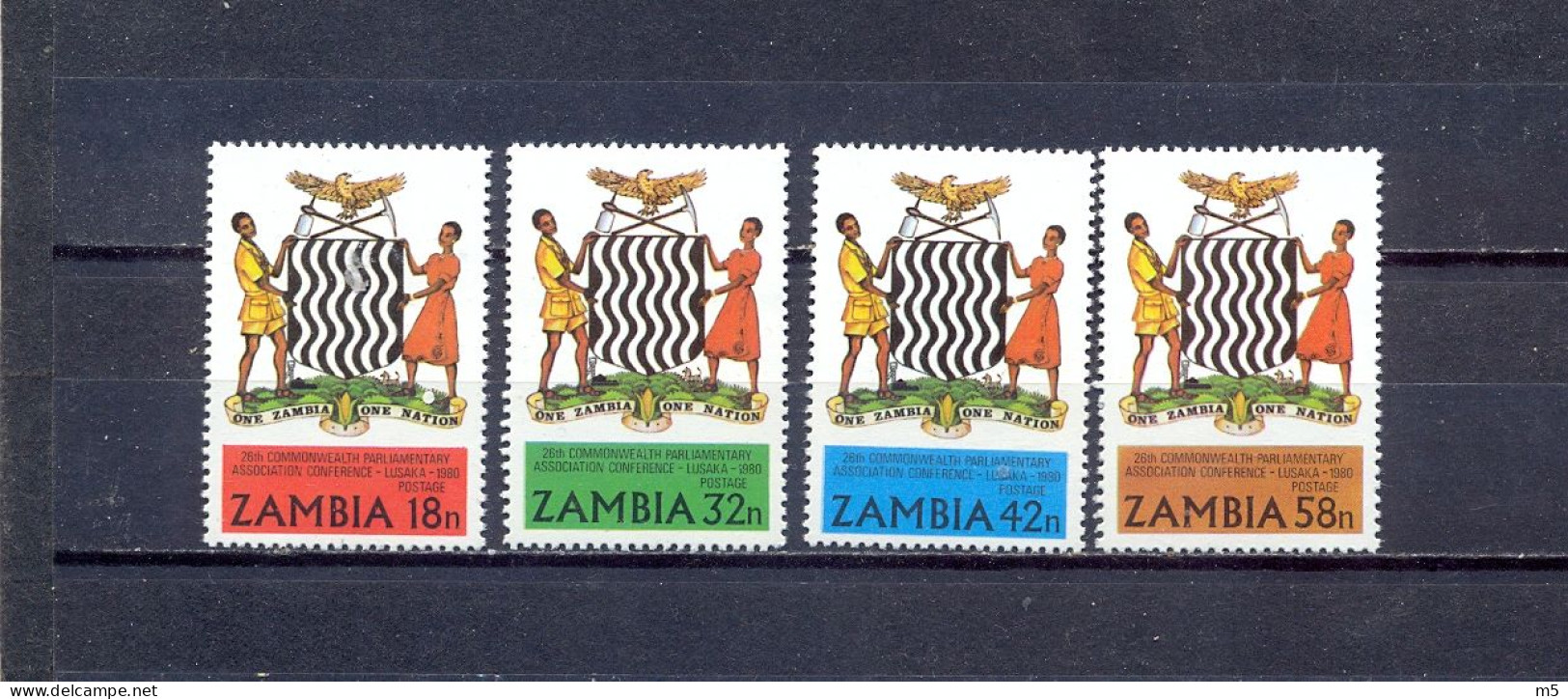 ZAMBIA - MNH - EMBLEMS IN LUSAKA - MI.NO.233/6 - CV = 2,10 € - Zambia (1965-...)