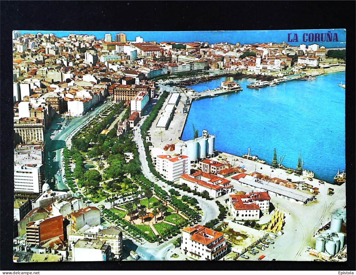 ► LA CORUNA Vista Aera 1960s - La Coruña