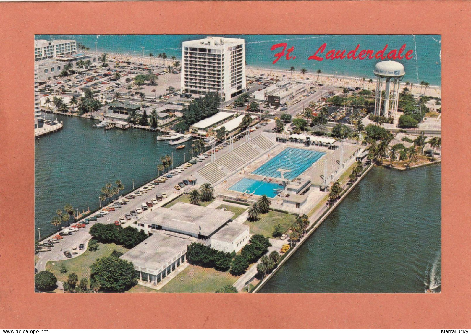 FORT LAUDERDALE - USA - FLORIDA - WORLD FAMOUS SWIMMING POOL HALL OF FAME - AERIAL VIEW VUE AERIENNE - NEUVE - Fort Lauderdale