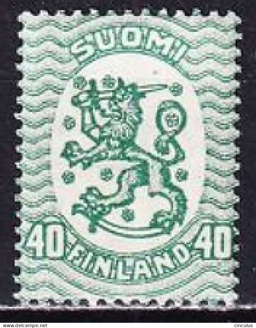 1927. Finland. Coat Of Arms, 40 P. MNH. Mi. Nr. 129 - Unused Stamps