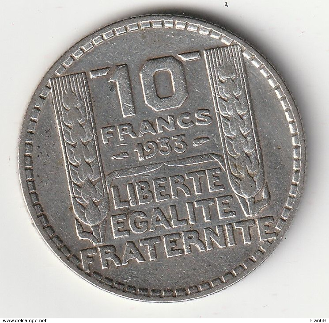 10 Francs Turin Argent 1933 - Silver - - 10 Francs