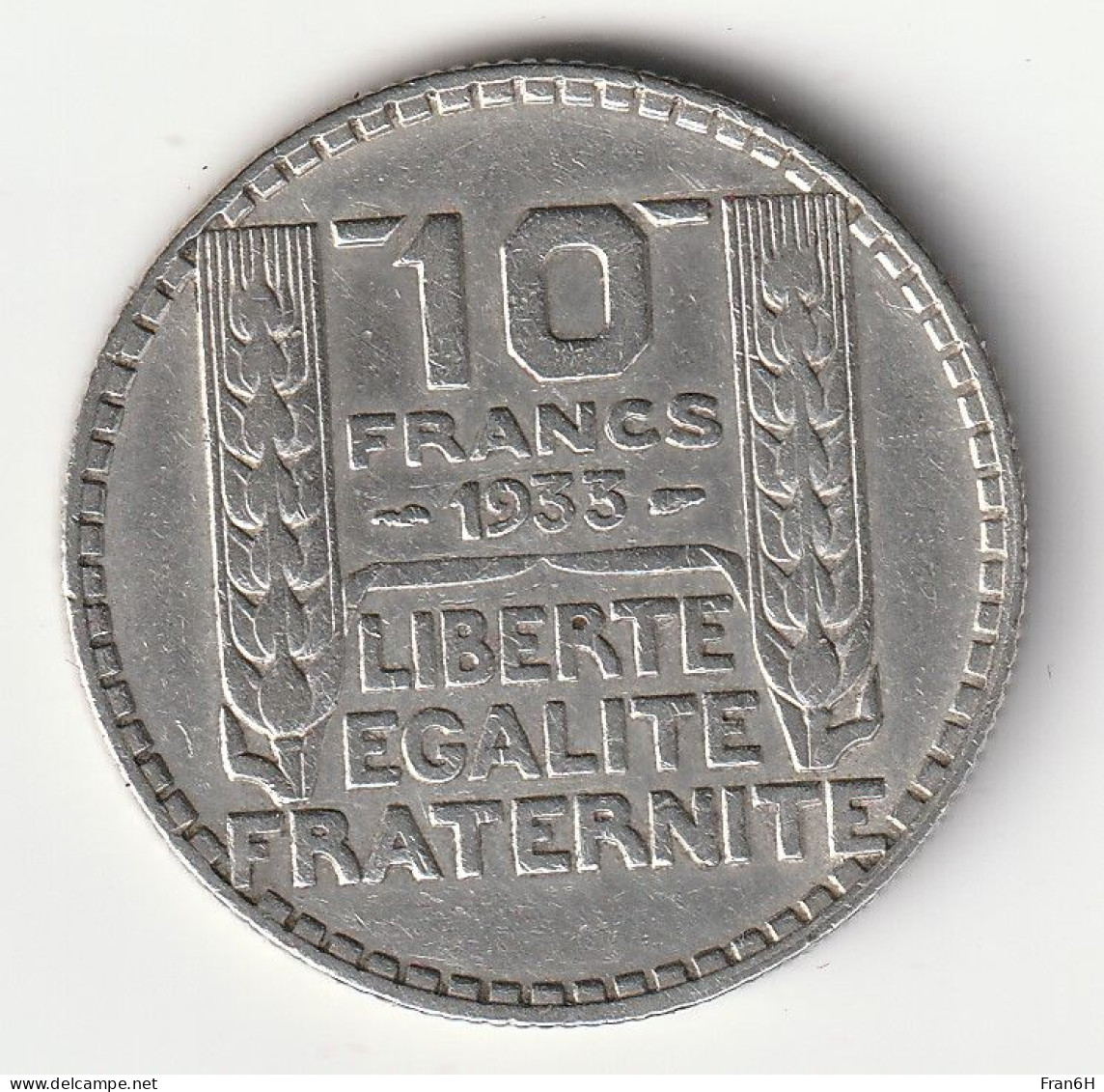 10 Francs Turin Argent 1933 - Silver - - 10 Francs