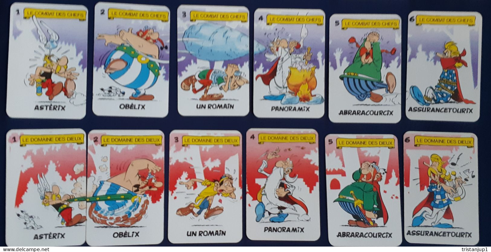 Jeu De 7 Familles Astérix 1987 - Jugetes Antiguos