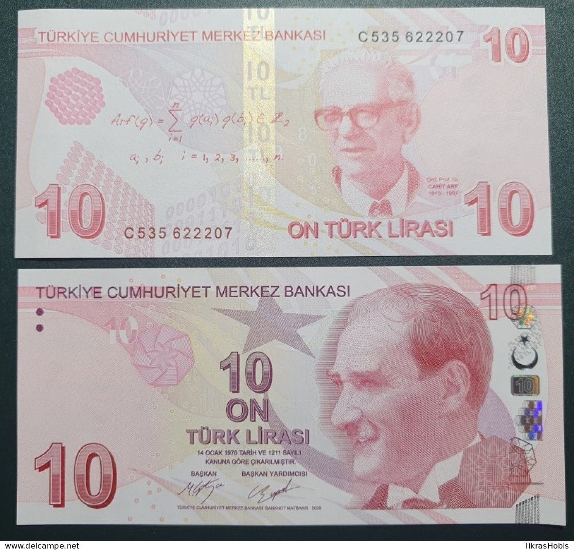 Turkey 10 LIA, 2017 P-223C - Turkey