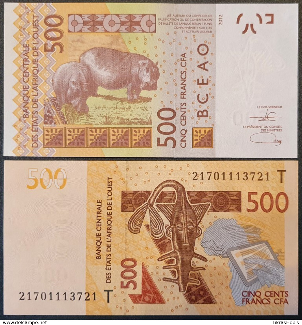 Togas 500 Francs, 2021 West African Walt., P-819 TJ - États D'Afrique De L'Ouest